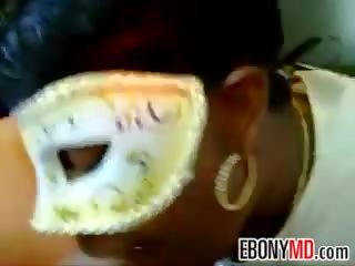 Masked Ebony call girl Wants To Swallow johnson