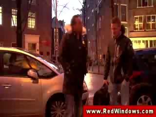 Real BBW ebony Amsterdam prostitute gives BJ