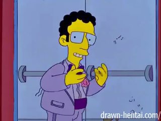 Simpsons - marge at artie afterparty