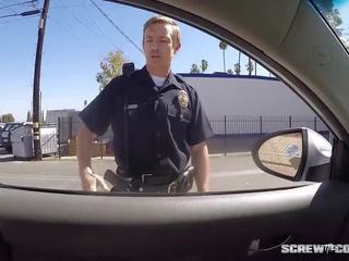 Black adolescent gets busted sucking off a cop during rally