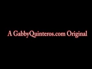 Gabby quinteros facialized līdz melnas putz