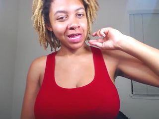 Ebony Flashing Big Boobs on Cam, Free HD sex film 36